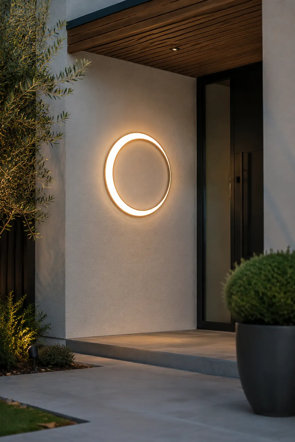 Moon Outdoor Wall Lamp - Lumpaz
