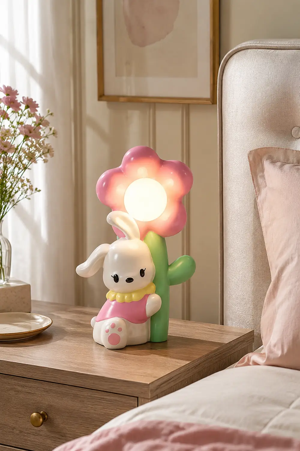 Bunny Flower Table Lamp - Lumpaz