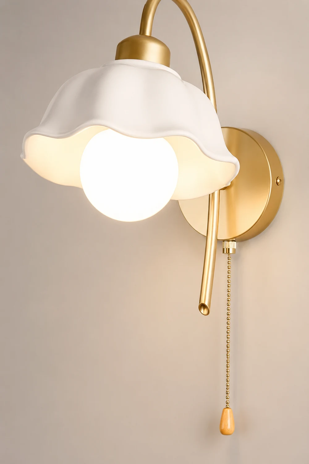 Flower Ceramic Wall Lamp - Lumpaz