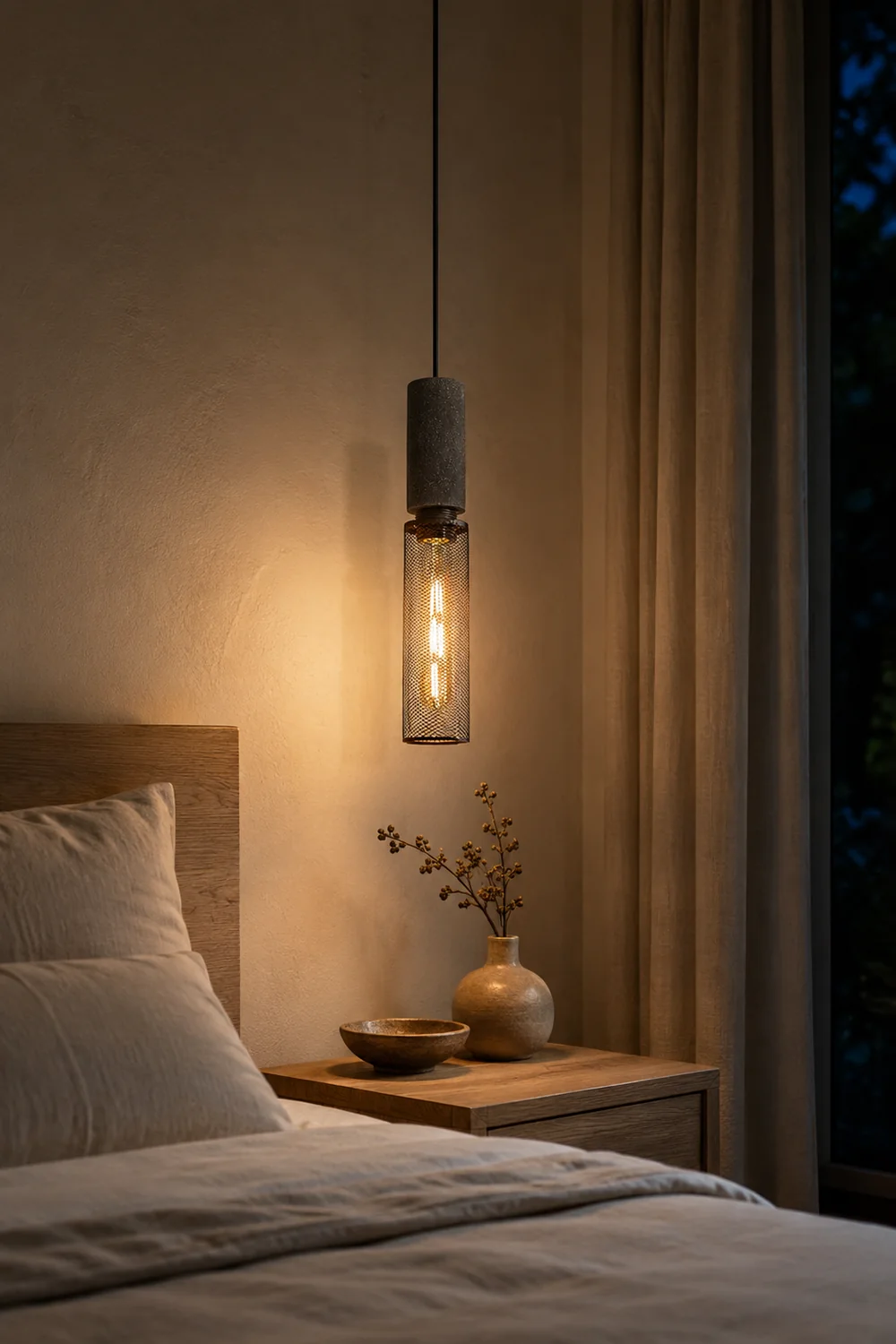 Concrete Industry Pendant Lamp - Lumpaz