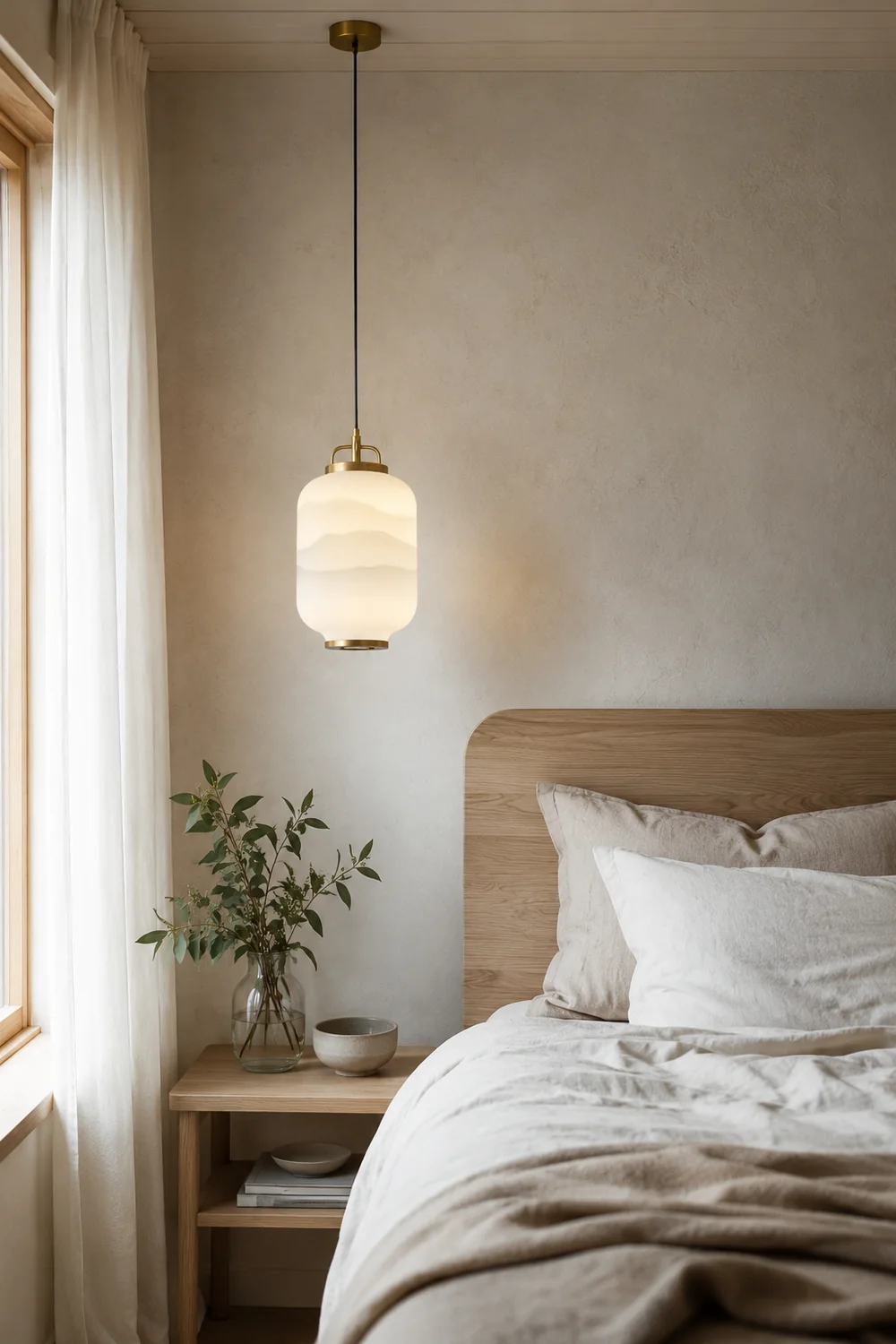 Ezio Tall Mini Glass Pendant Lamp - Lumpaz