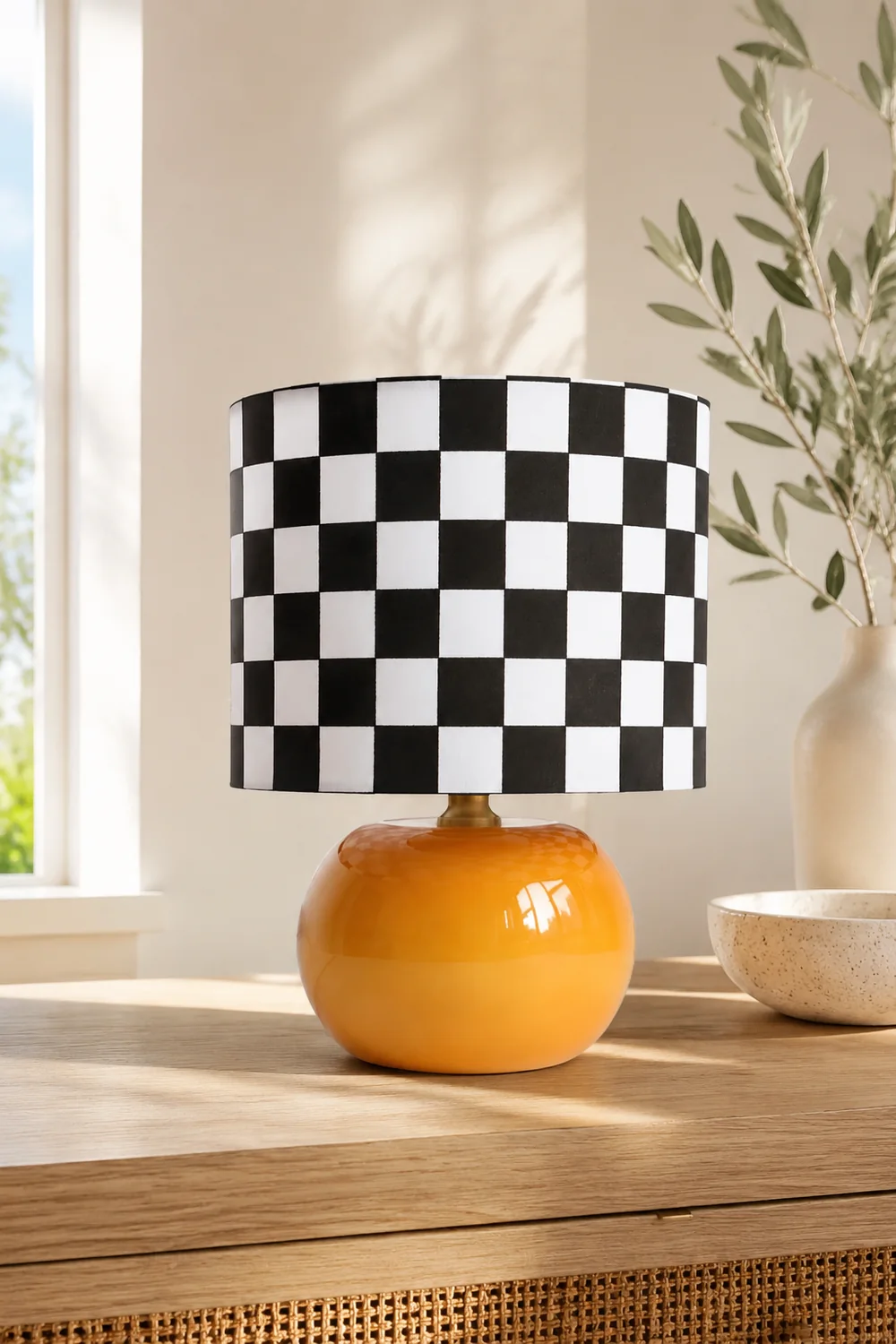 Checkerboard Table Lamp - Lumpaz