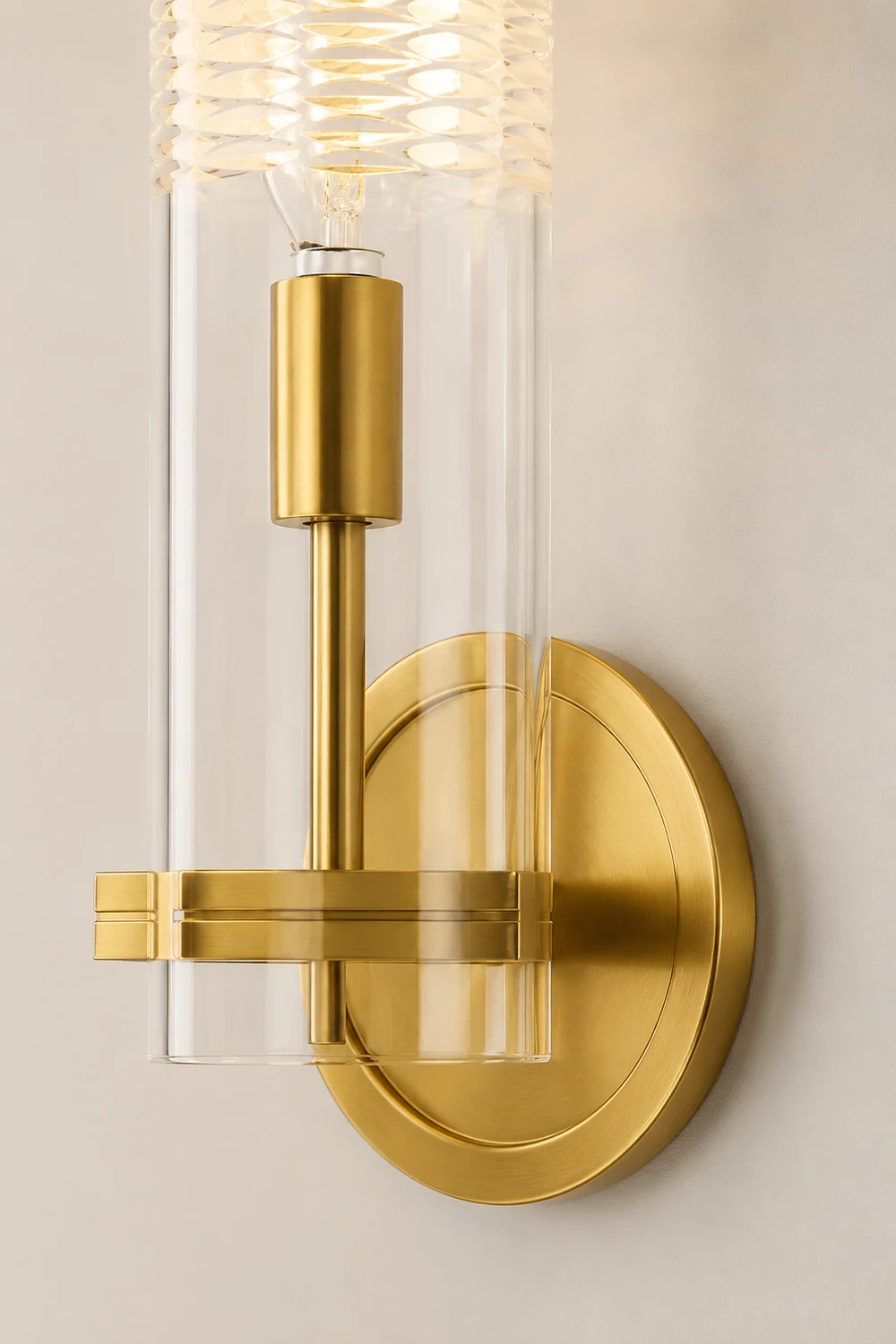 Glass Candlestick Wall Lamp - Lumpaz