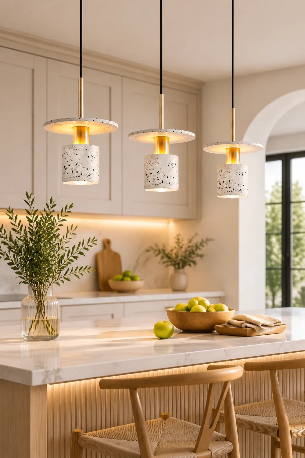 Terrazzo Drop Pendant Lamp - Lumpaz