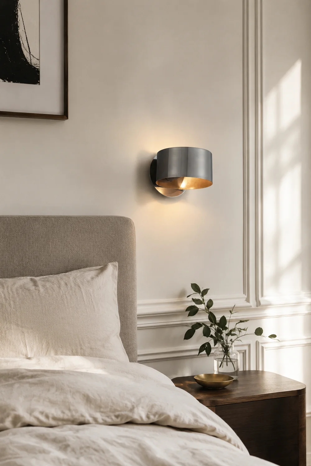 Brass Drum Wall Lamp - Lumpaz
