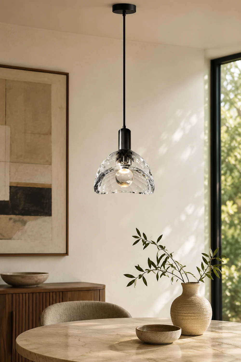 Ebbe Crystal Pendant Lamp - Lumpaz
