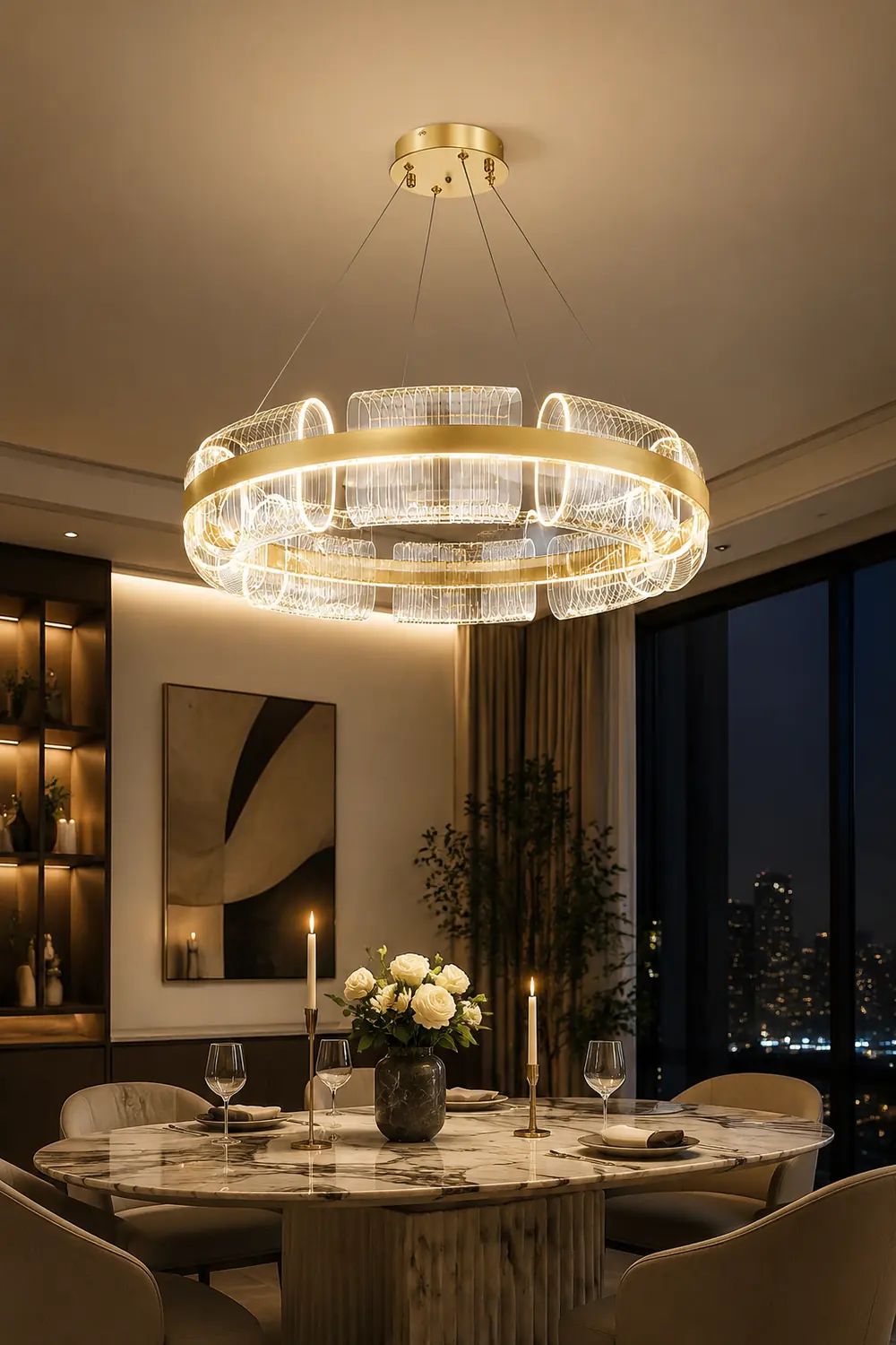 Bangle Rings Chandelier - Lumpaz