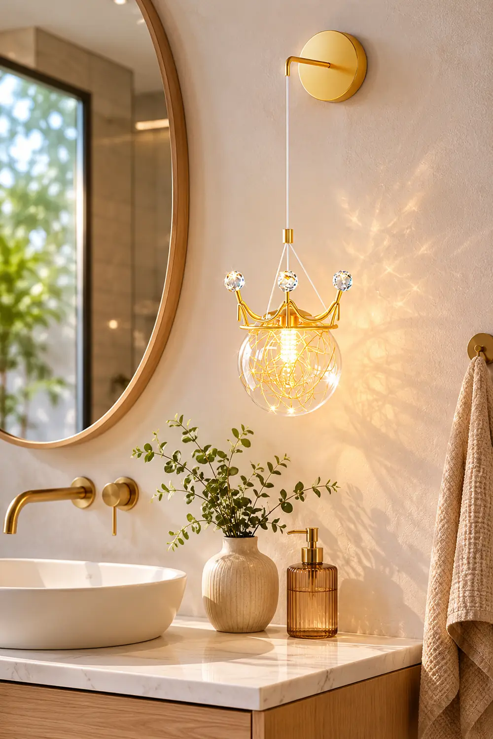 Gypsophila Crown Wall Lamp - Lumpaz