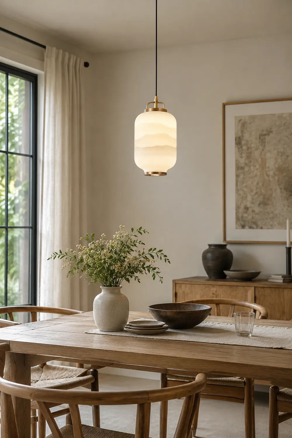Ezio Tall Mini Glass Pendant Lamp - Lumpaz