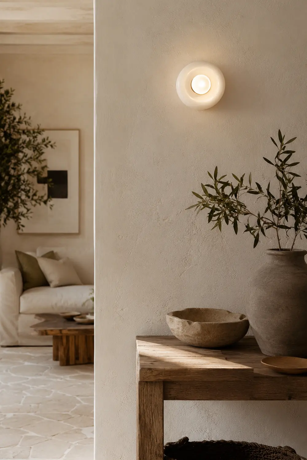Round Glass Wall Lamp - Lumpaz