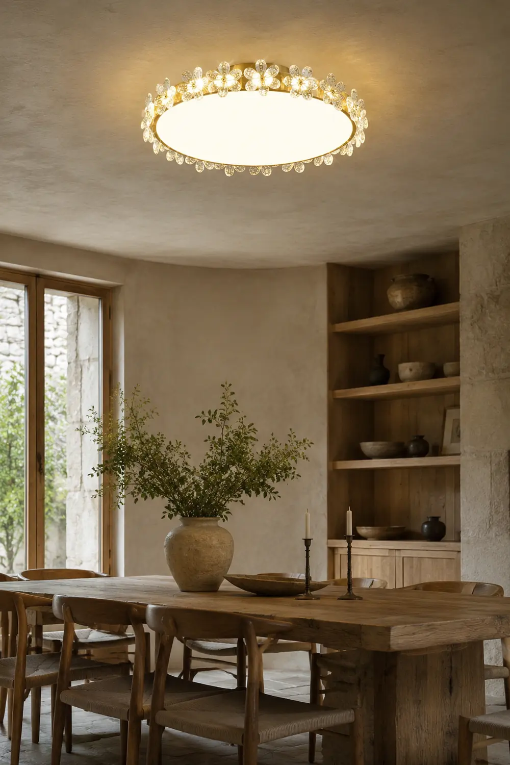 Petal Crystal Ceiling Lamp - Lumpaz