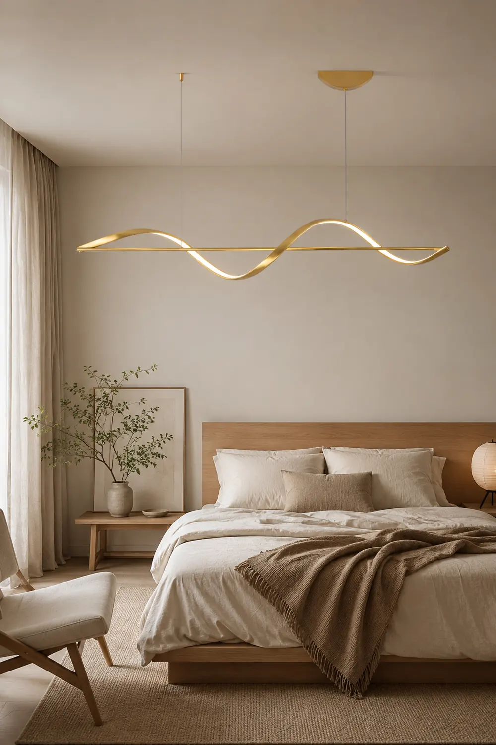 Whisper Linear Island Chandelier - Lumpaz