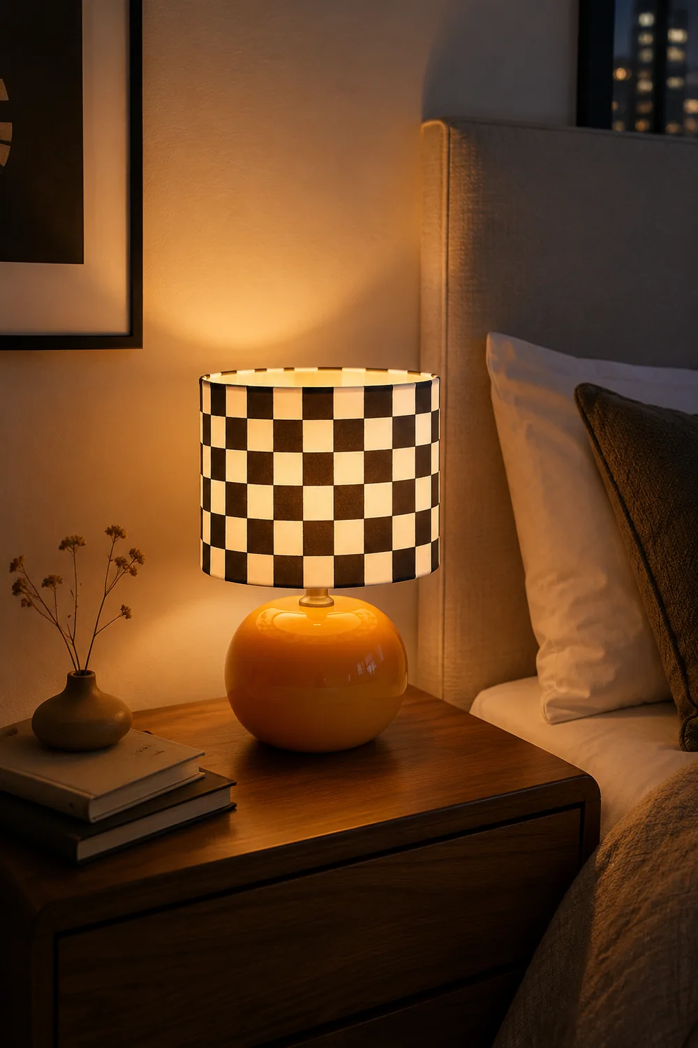 Checkerboard Table Lamp - Lumpaz