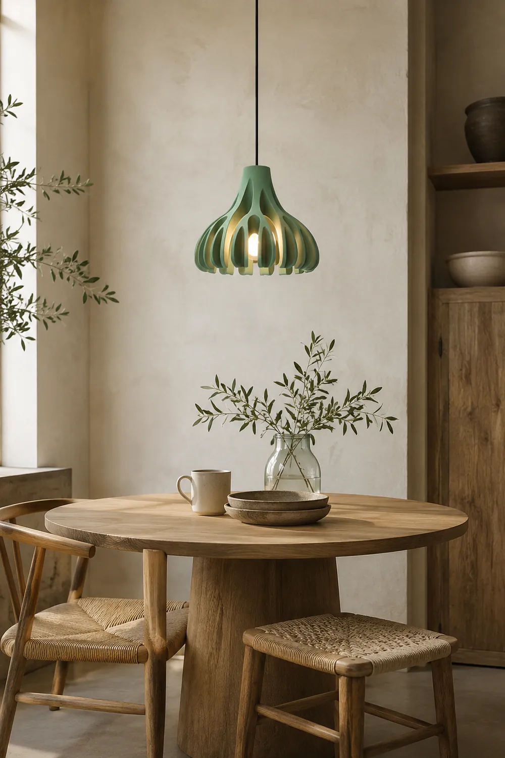 Coral Resin Pendant Lamp - Lumpaz