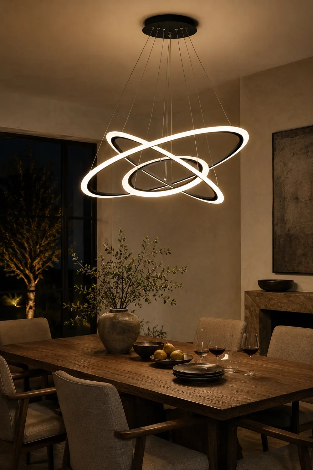 Circular Ring Chandelier - Lumpaz