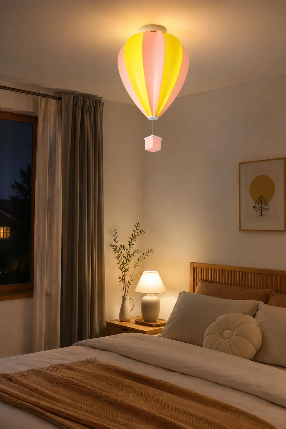 Rainbow Hot Air Balloon Ceiling Lamp - Lumpaz