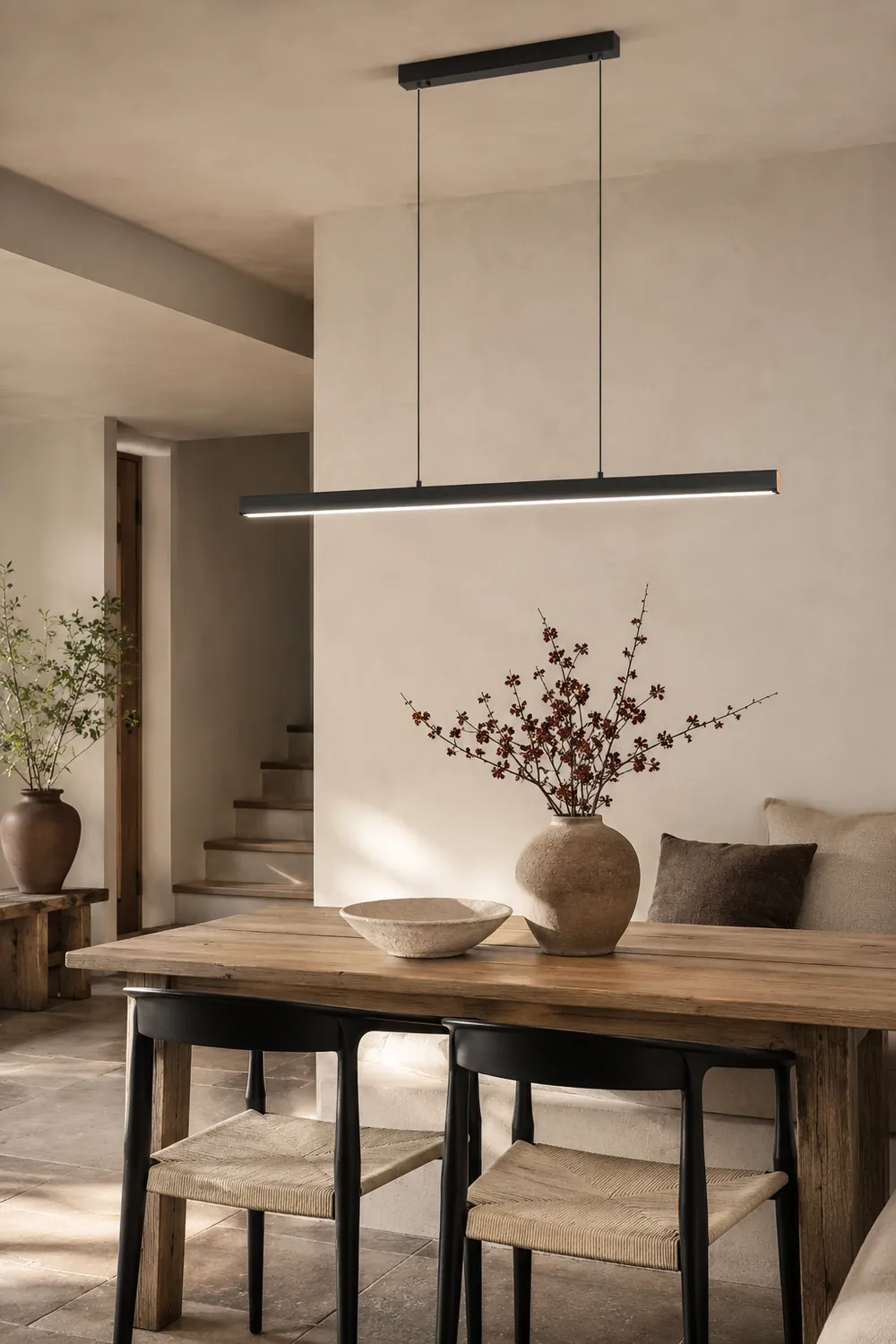 Edge Linear Island Chandelier - Lumpaz
