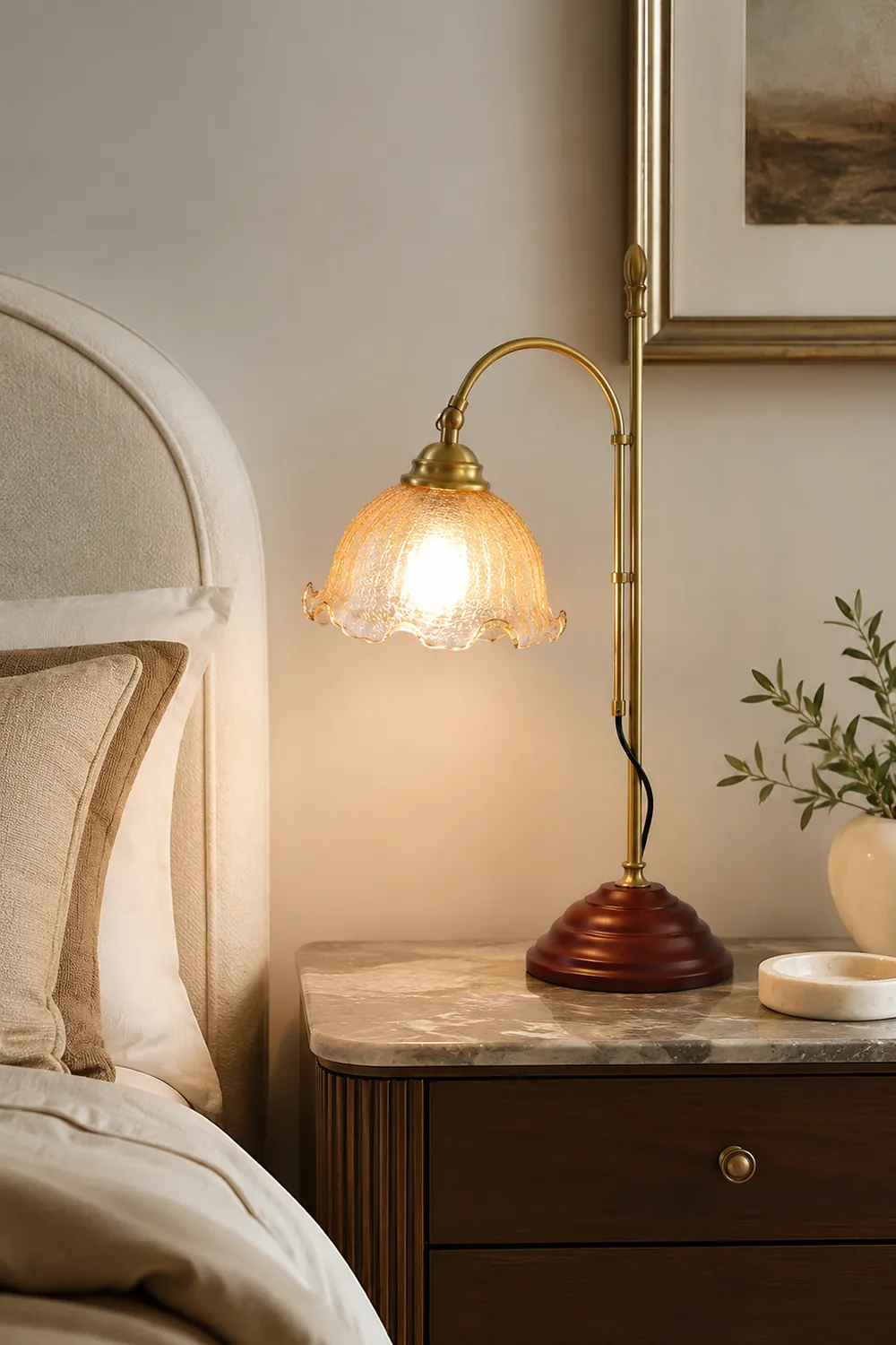 Vintage Textured Table Lamp - Lumpaz
