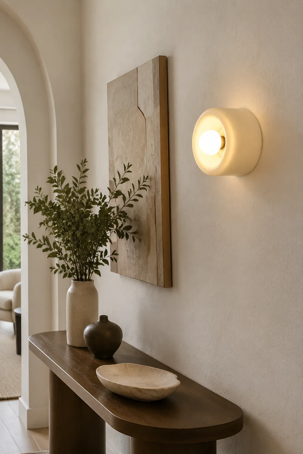 Round Glass Wall Lamp - Lumpaz