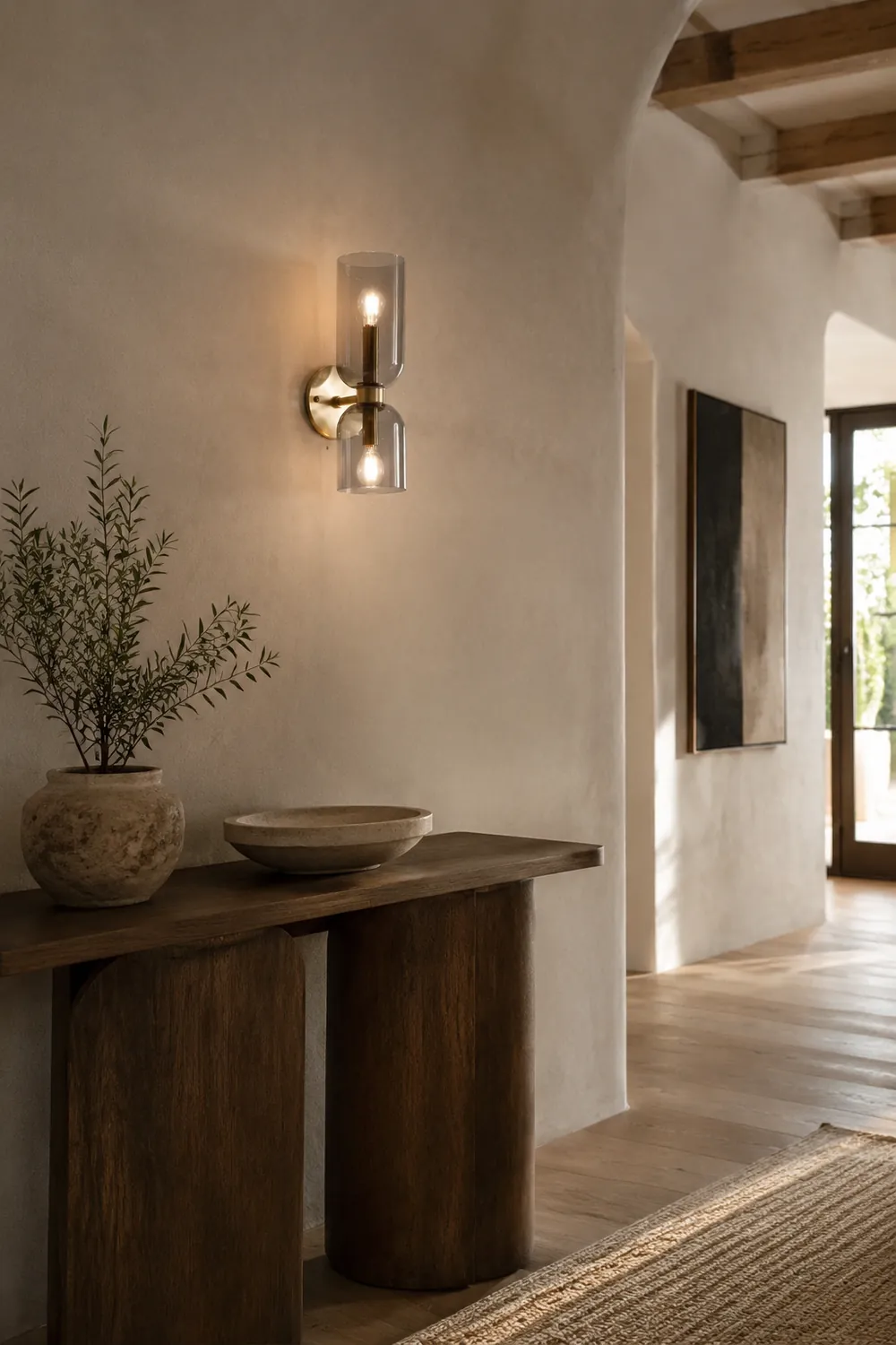 Art Blown Glass Wall Lamp - Lumpaz