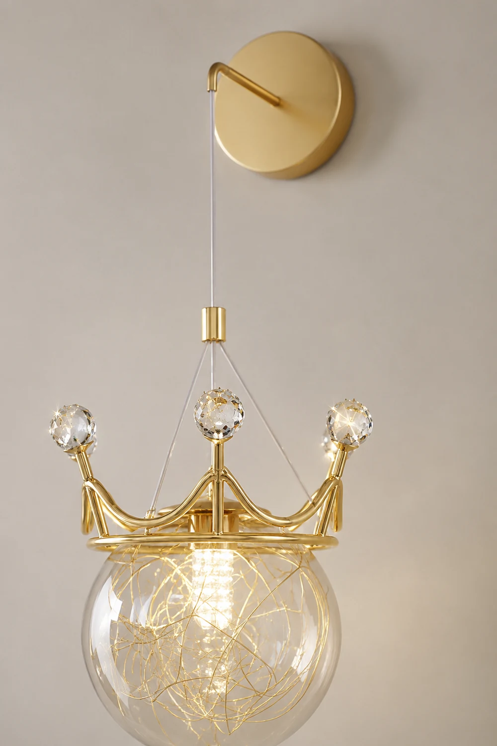 Gypsophila Crown Wall Lamp - Lumpaz