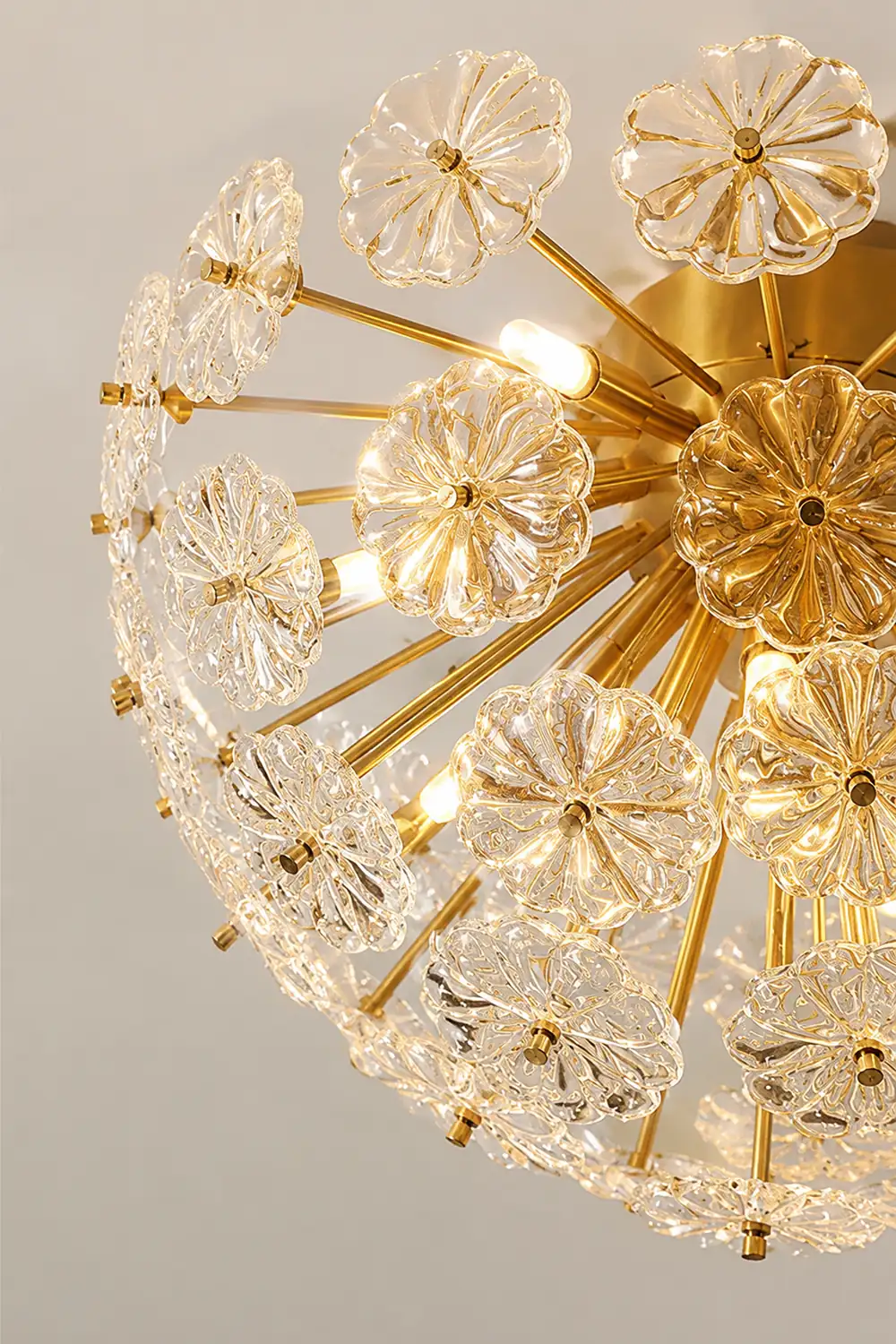 Lamina Crystal Ceiling Light - Lumpaz