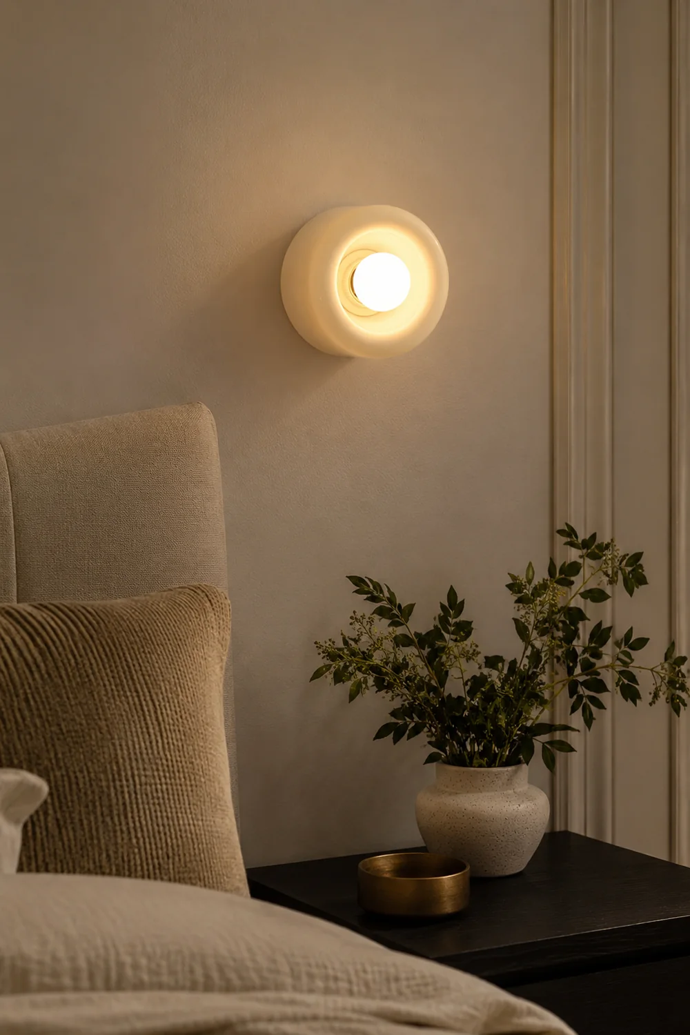 Round Glass Wall Lamp - Lumpaz