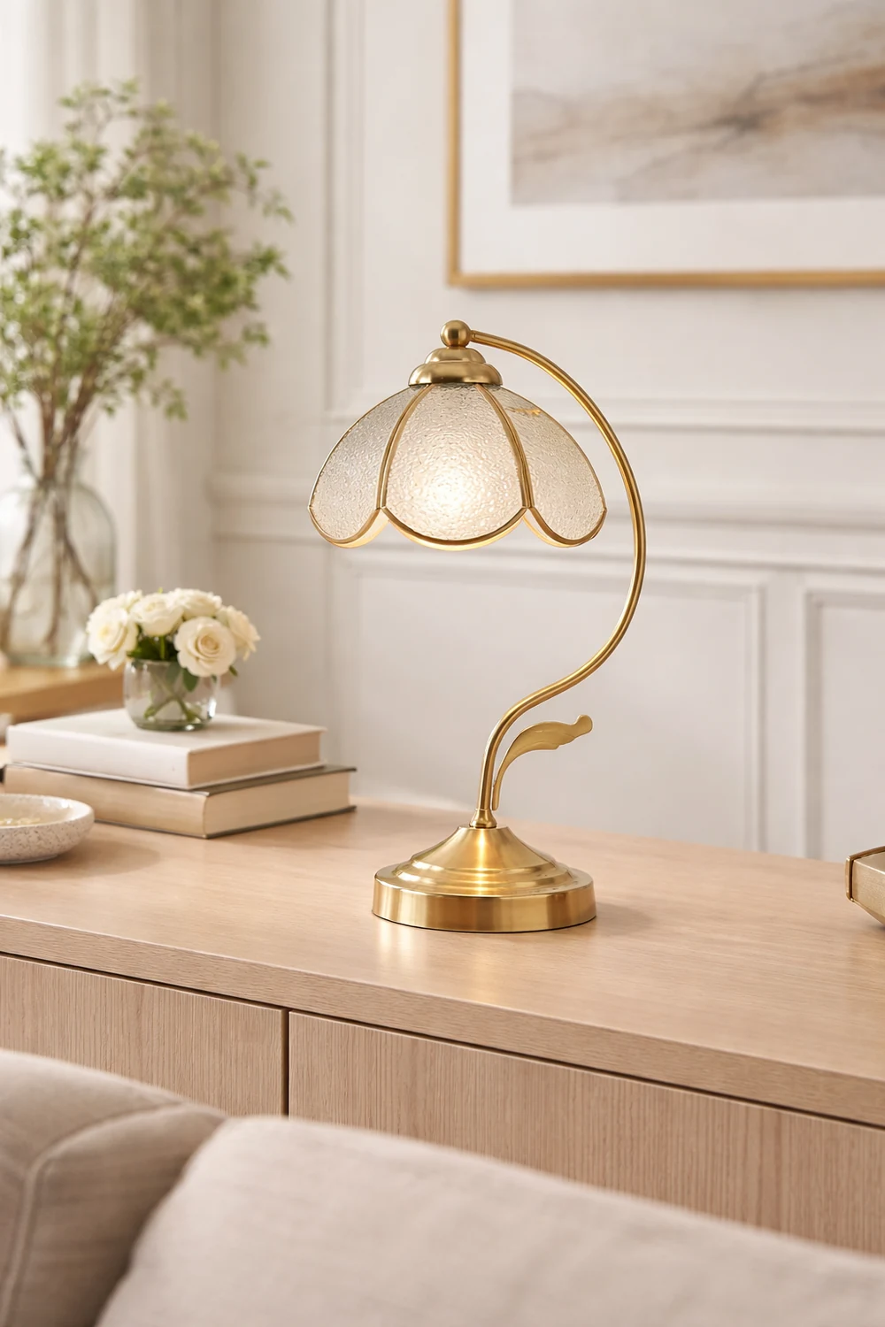 Vintage Tiffany Table Lamp - Lumpaz