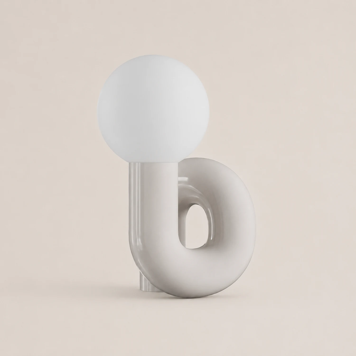 Spiral Glass Table Lamp - Lumpaz