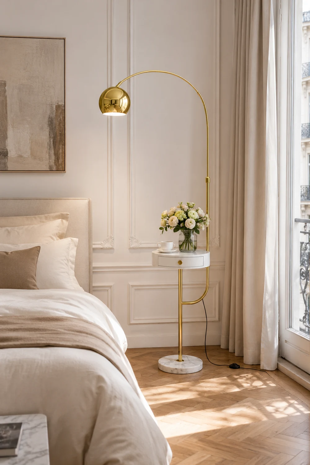 Arc Drawer Floor Lamp - Lumpaz