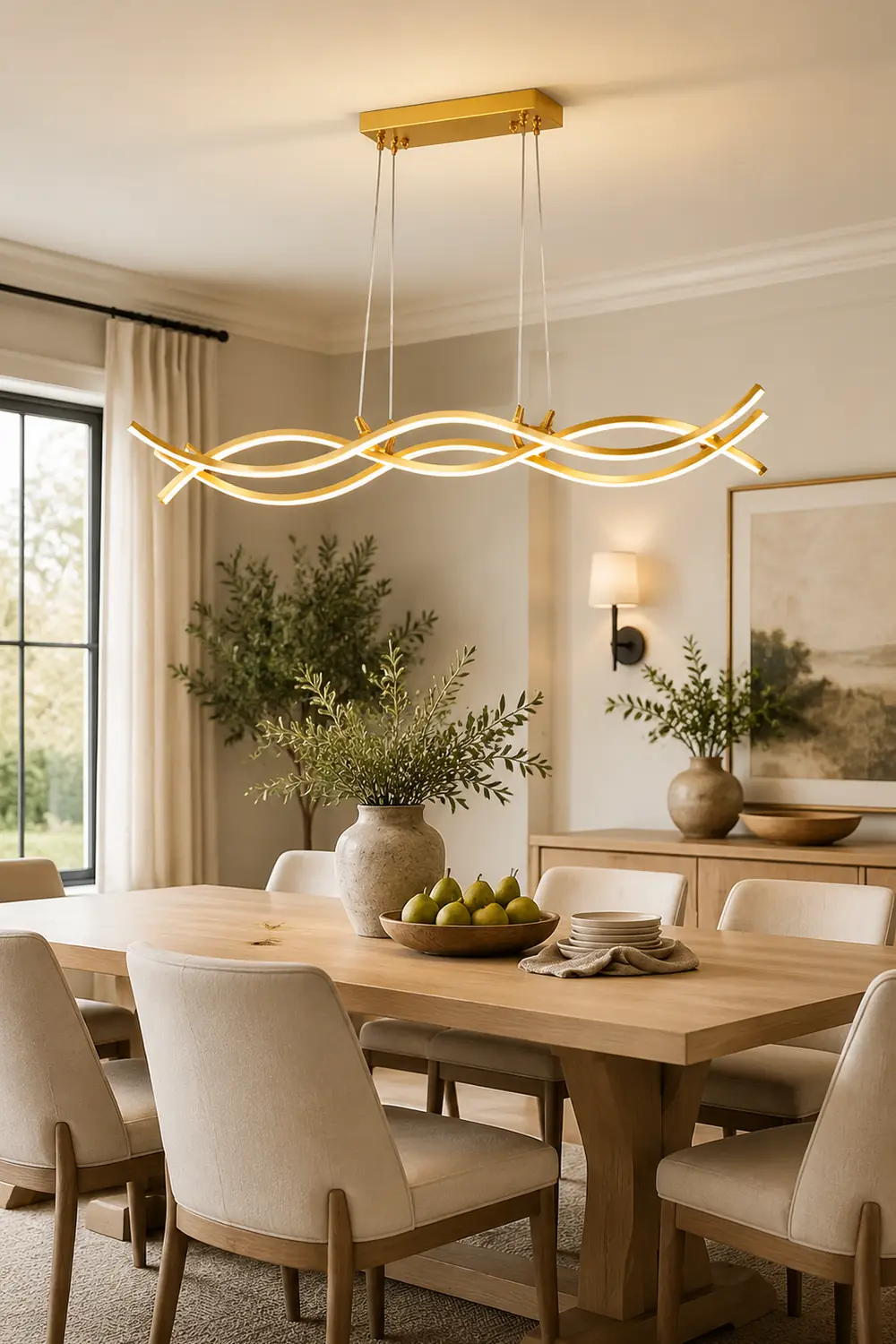 Wave Island Chandelier - Lumpaz
