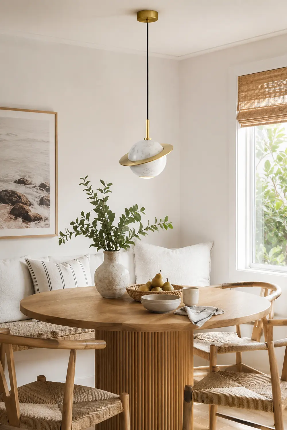 Marble Sphere Pendant Lamp - Lumpaz