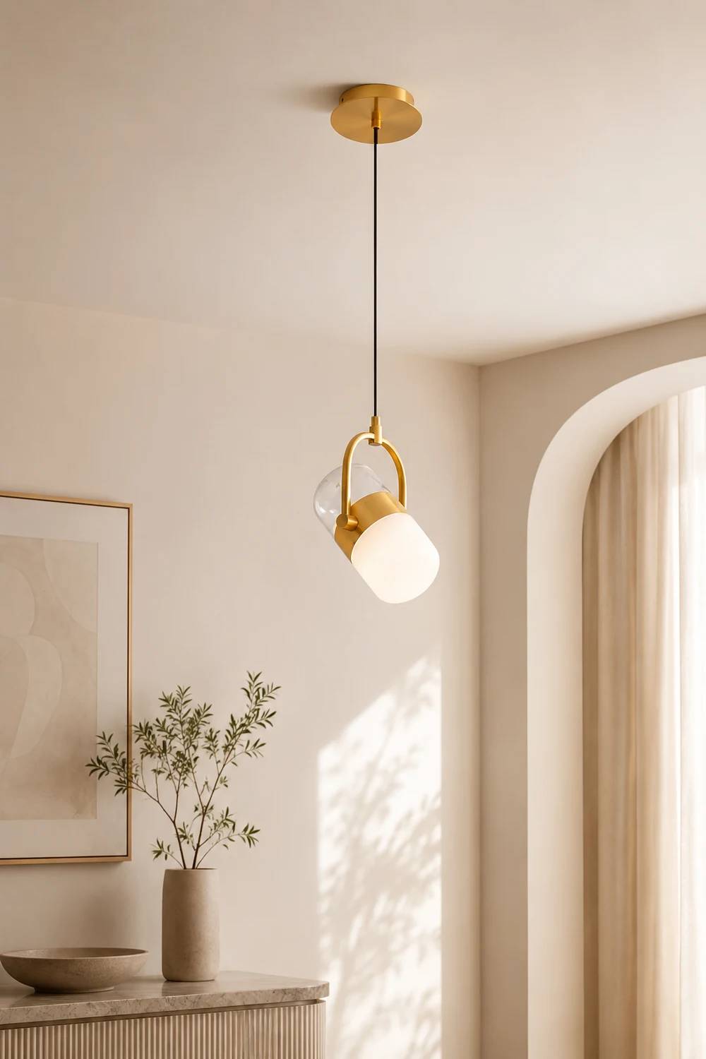 Capsule Rotating Pendant Lamp - Lumpaz