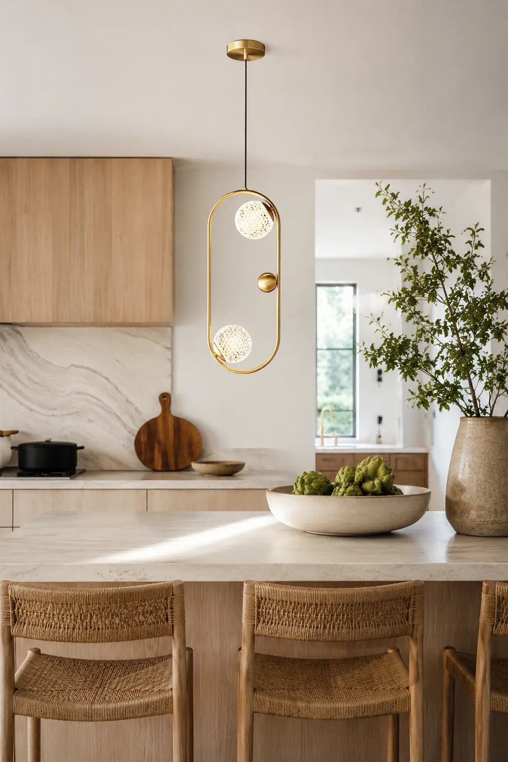 Jupiter Brass Pendant Lamp - Lumpaz