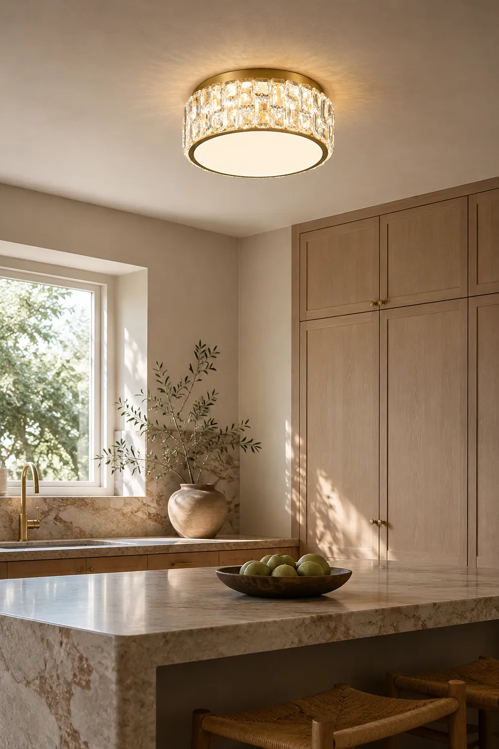 Quicksand Crystal Ceiling Lamp - Lumpaz