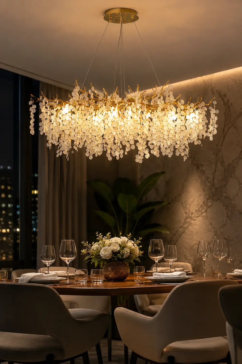 Shiro Noda Glass Chandeliers - Lumpaz