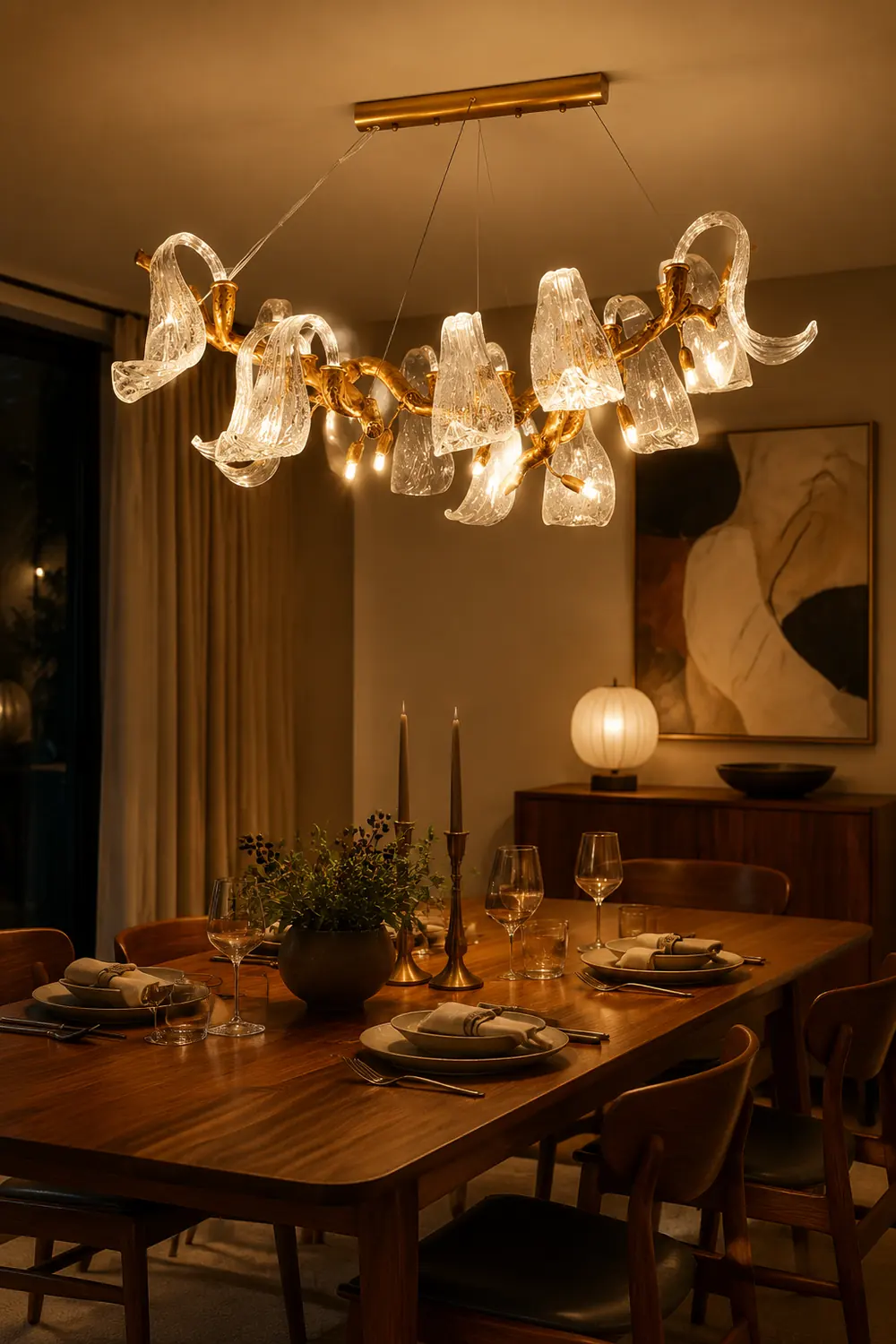 Icarus Wings Horizontal Chandelier - Lumpaz