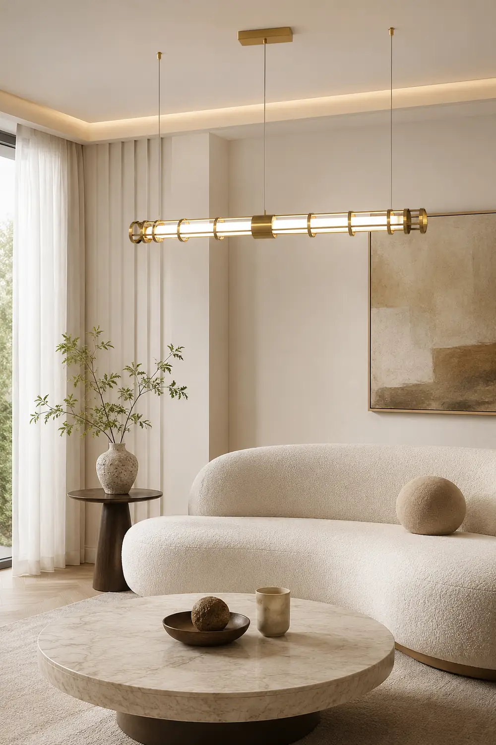 Round Tube Pendant Lamp - Lumpaz