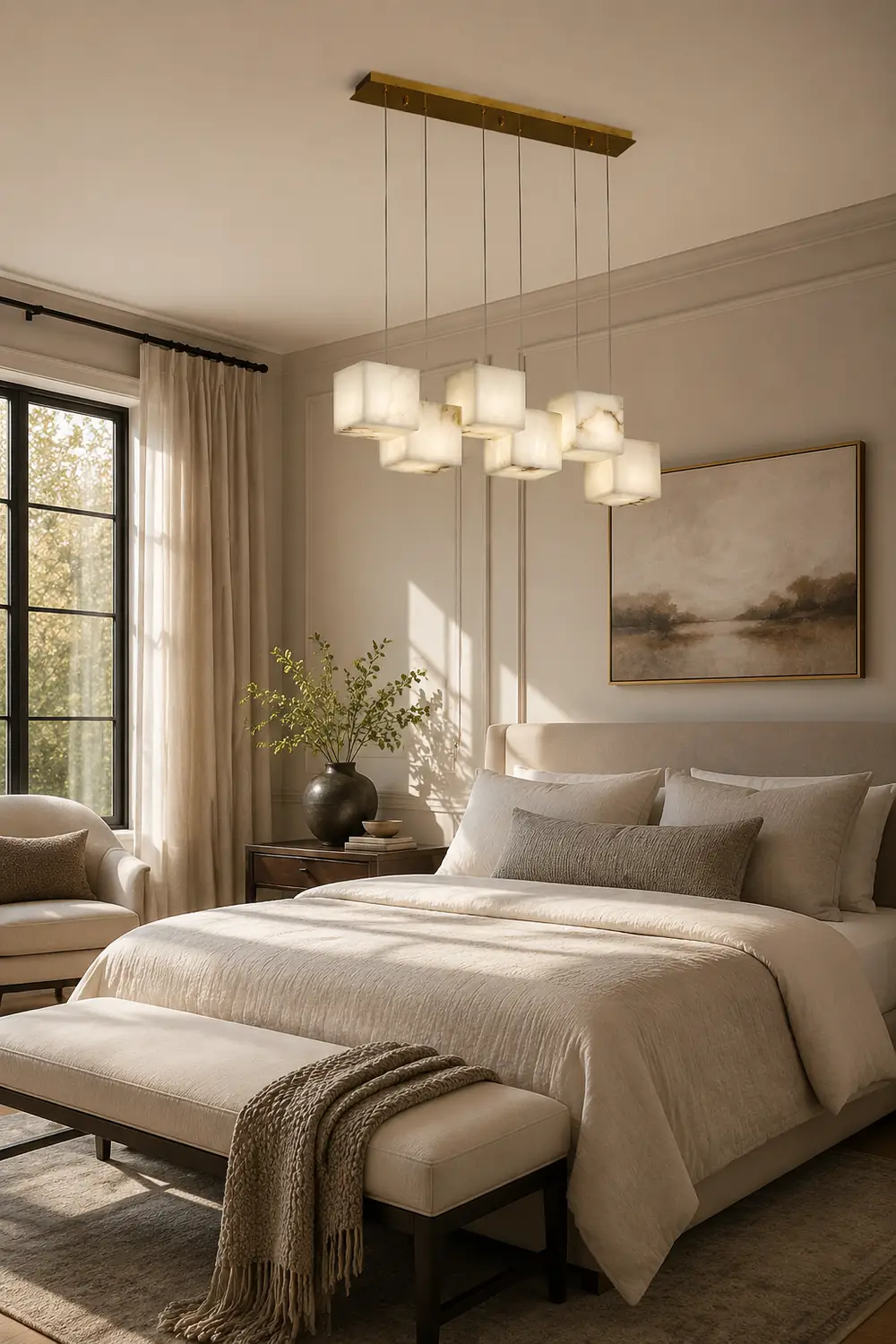Marble Box Chandelier - Lumpaz