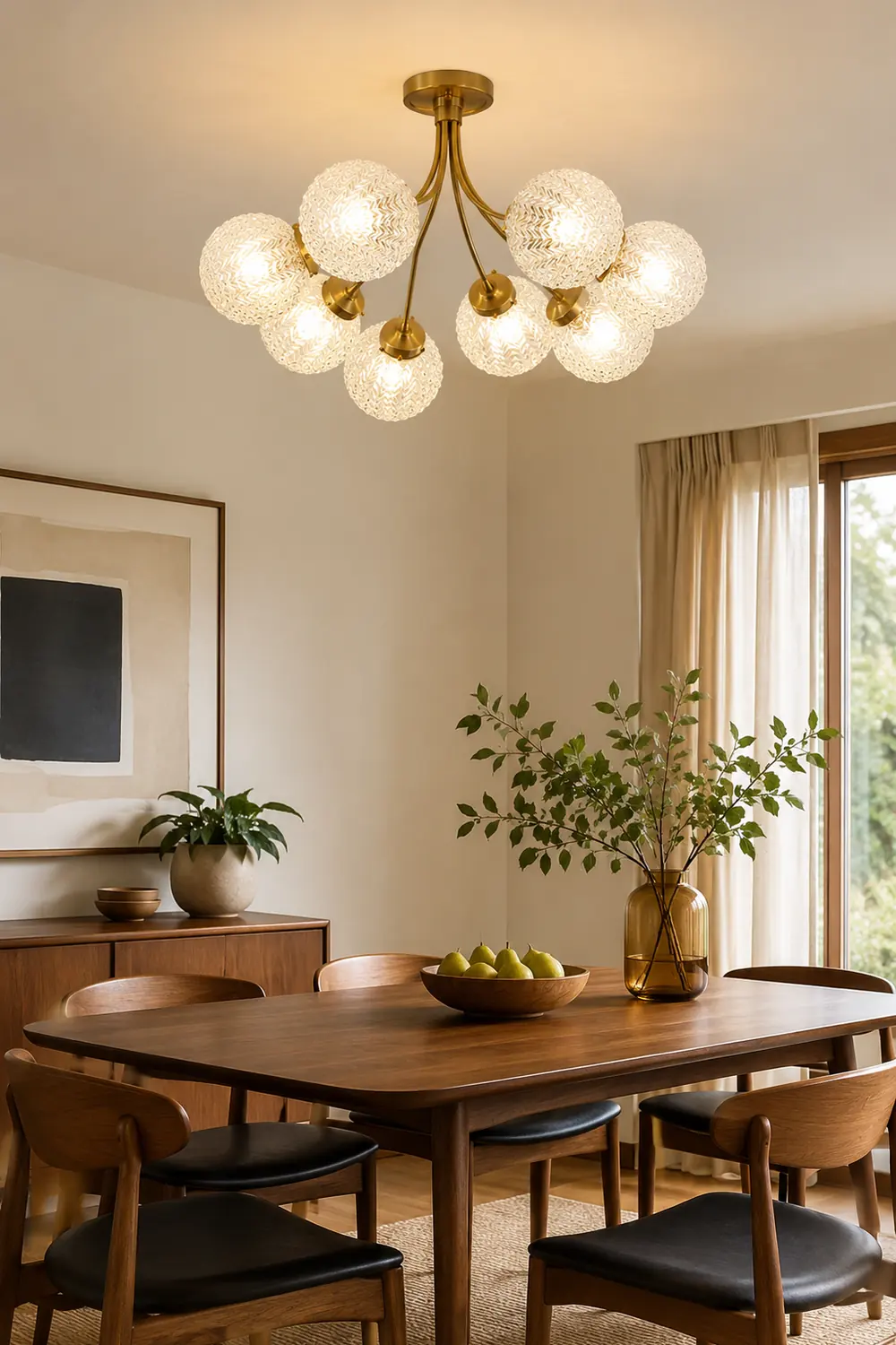 Retro Glass Ceiling Lamp - Lumpaz
