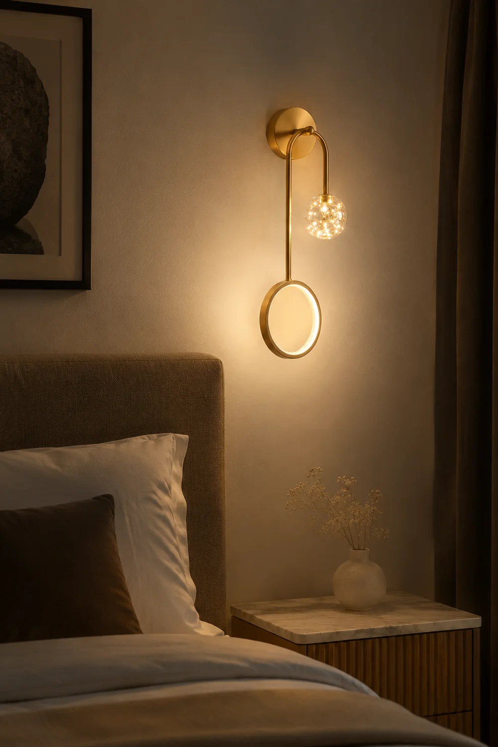 Gypsophila Wall Lamp - Lumpaz