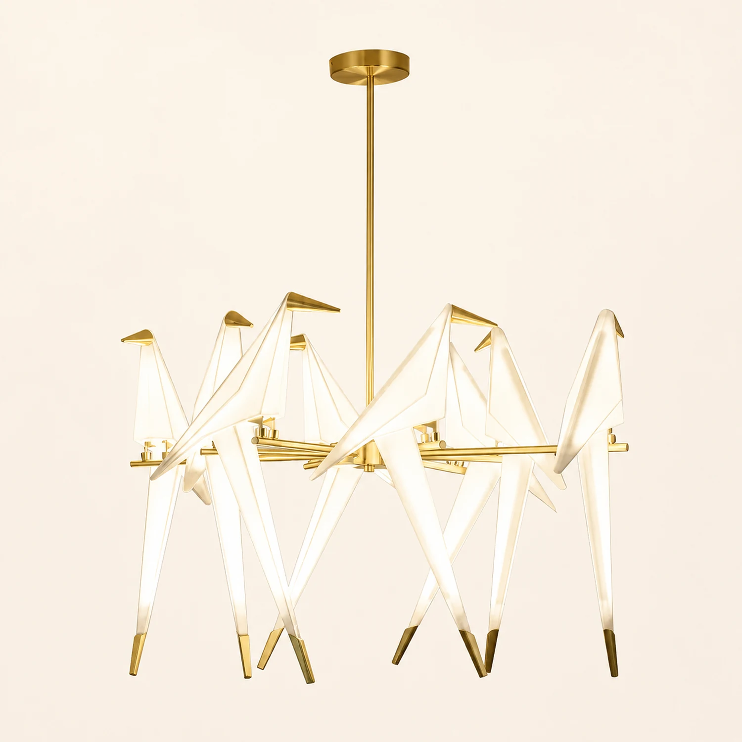 Perching Bird Chandelier - Lumpaz