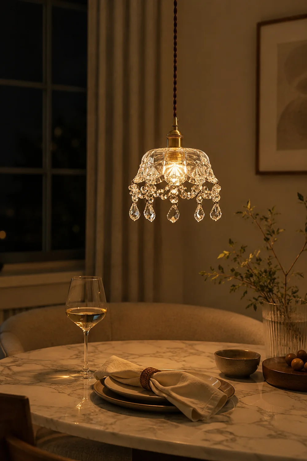 Glass Jewel Pendant Light - Lumpaz