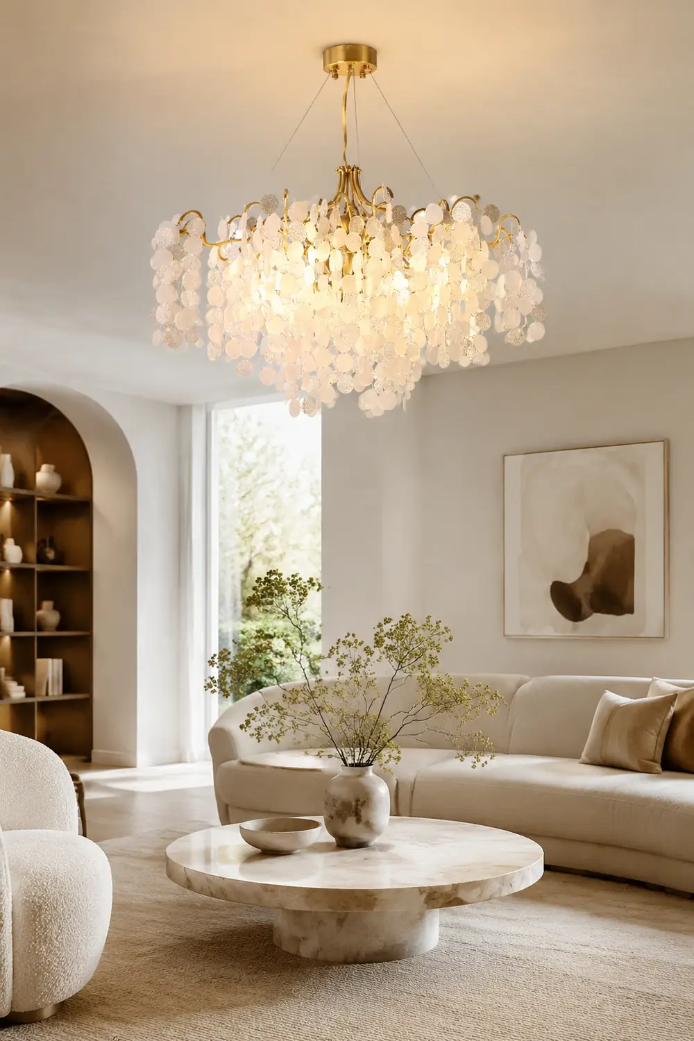Shiro Noda Round Chandelier - Lumpaz