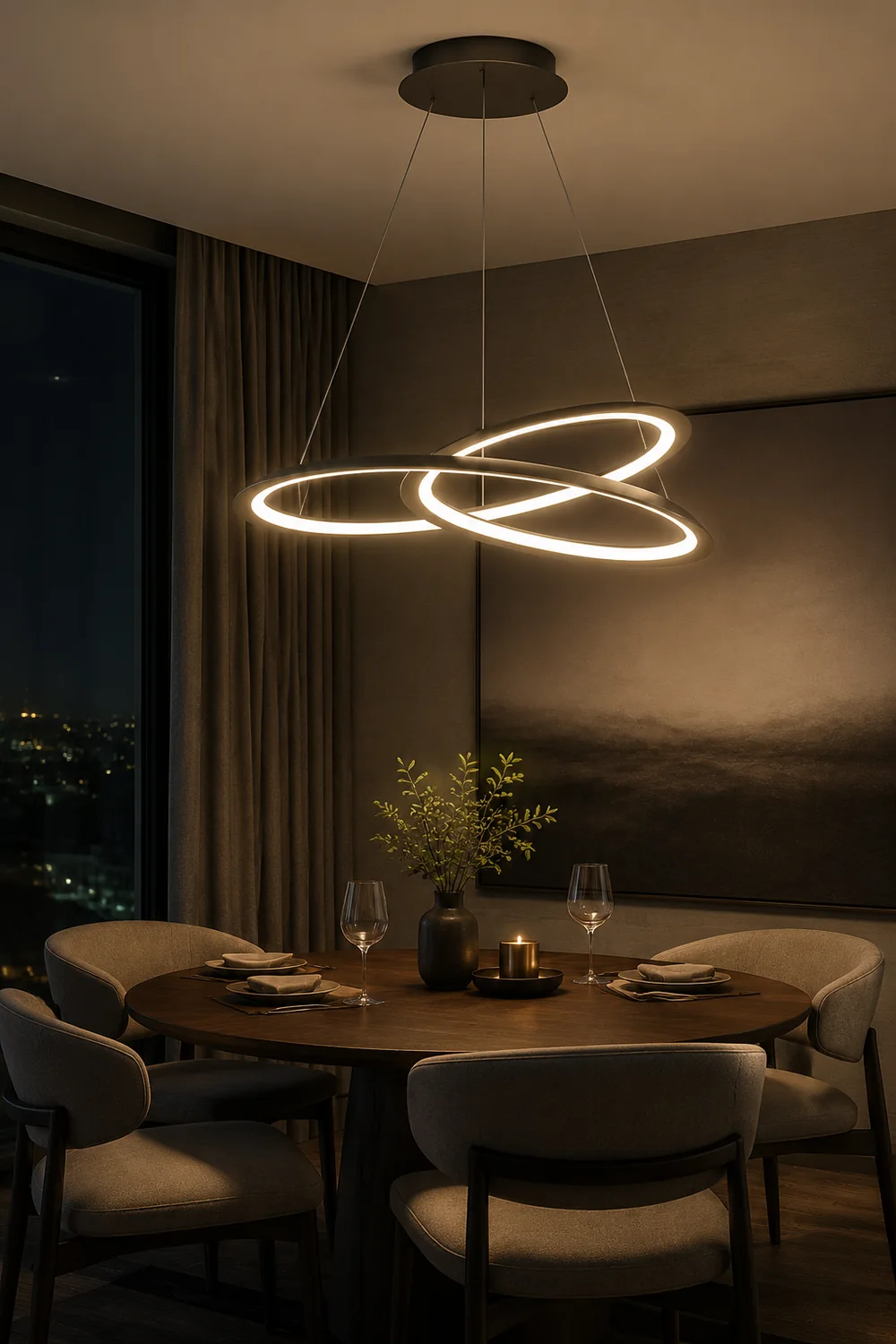 Curves LED Pendant Lamp - Lumpaz