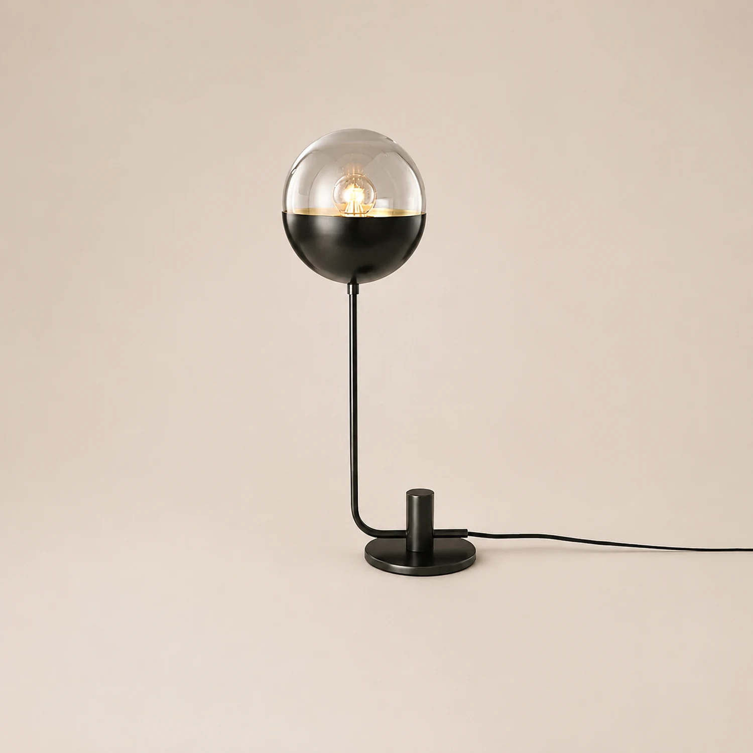 Brass Globular Table Lamp - Lumpaz