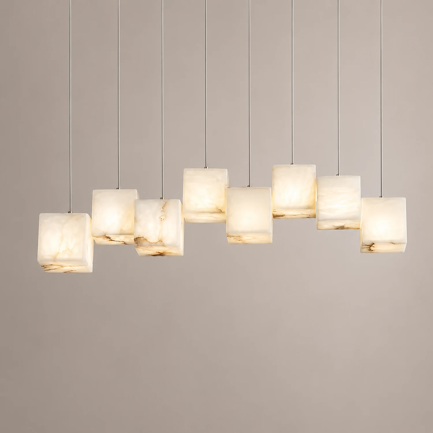 Marble Box Chandelier - Lumpaz
