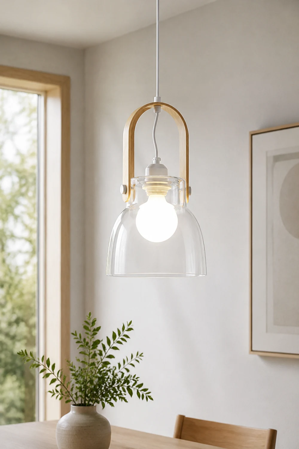 Skandi Glass Pendant Lamp - Lumpaz