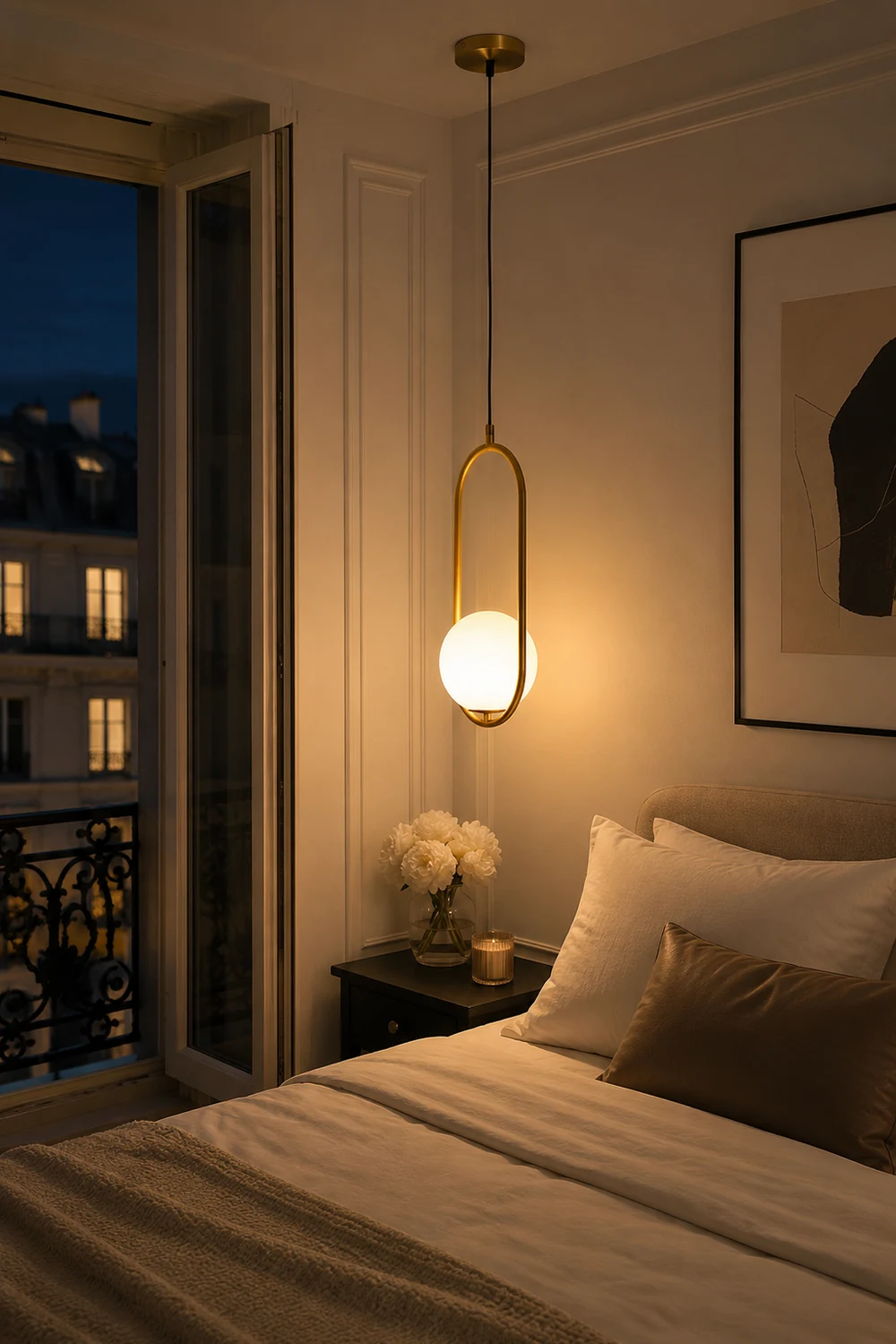 Mila Brass Pendant Lamp - Lumpaz
