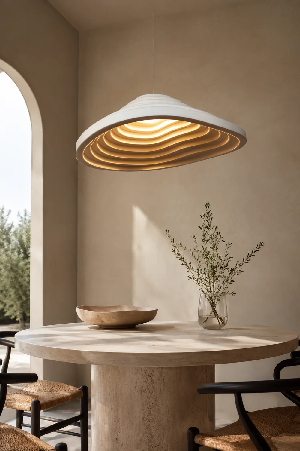 Rice Field Acoustic Pendant Lamp - Lumpaz